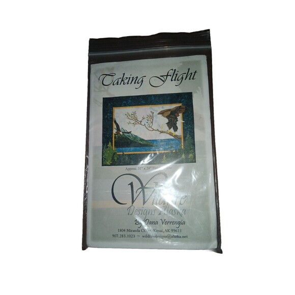 Taking Flight Wildfire Designs Alaska  Dana Verrengia Eagle Quilt Pattern Uncut - Picture 1 of 1